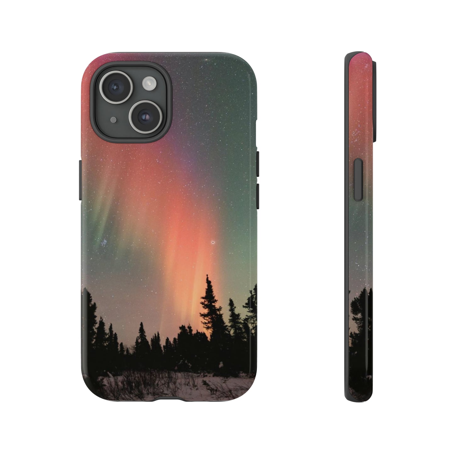 Red Aurora Tough Phone Case