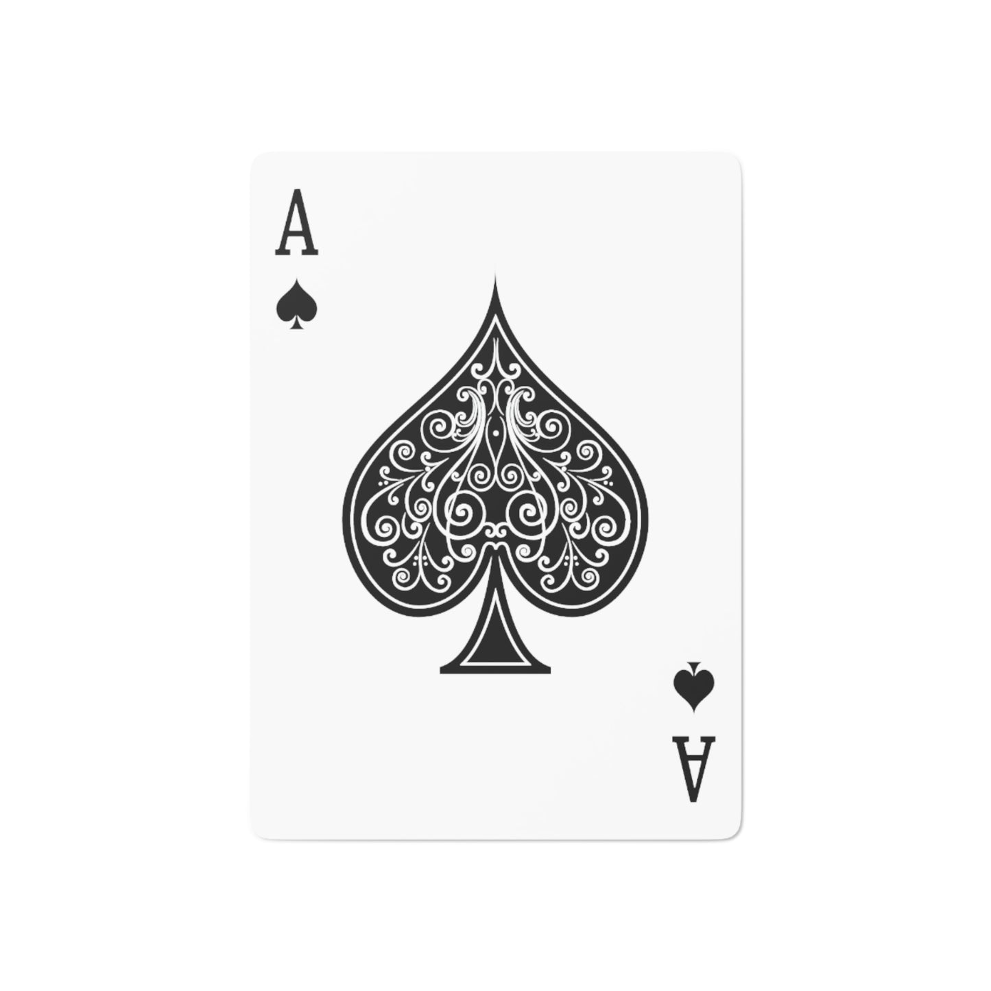 Aurora Borealis Corona Pattern Poker Cards