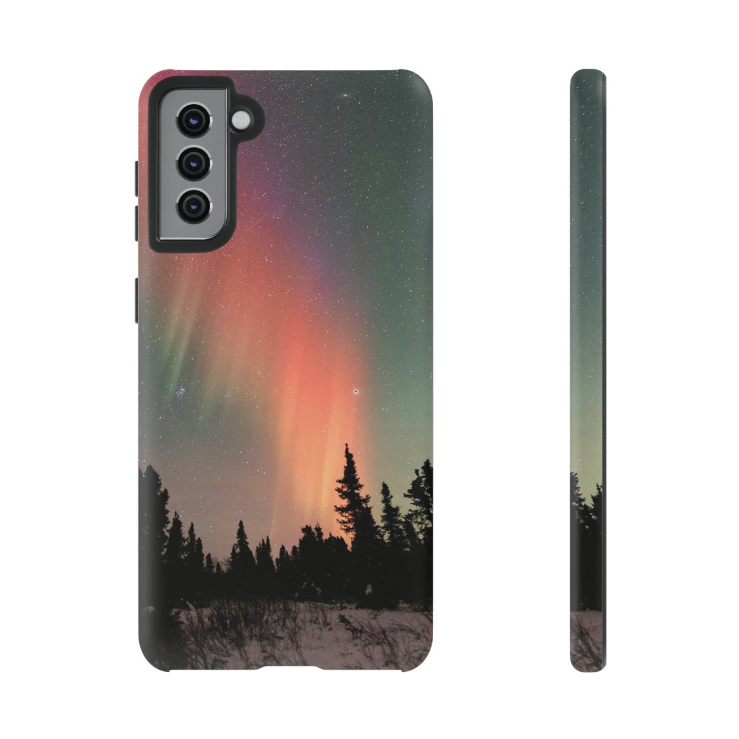Red Aurora Tough Phone Case