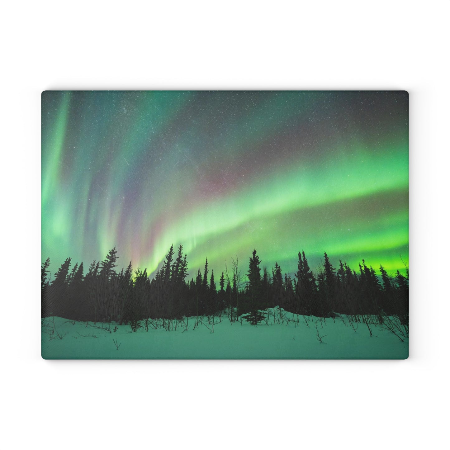 Aurora Borealis Glass Cutting Board