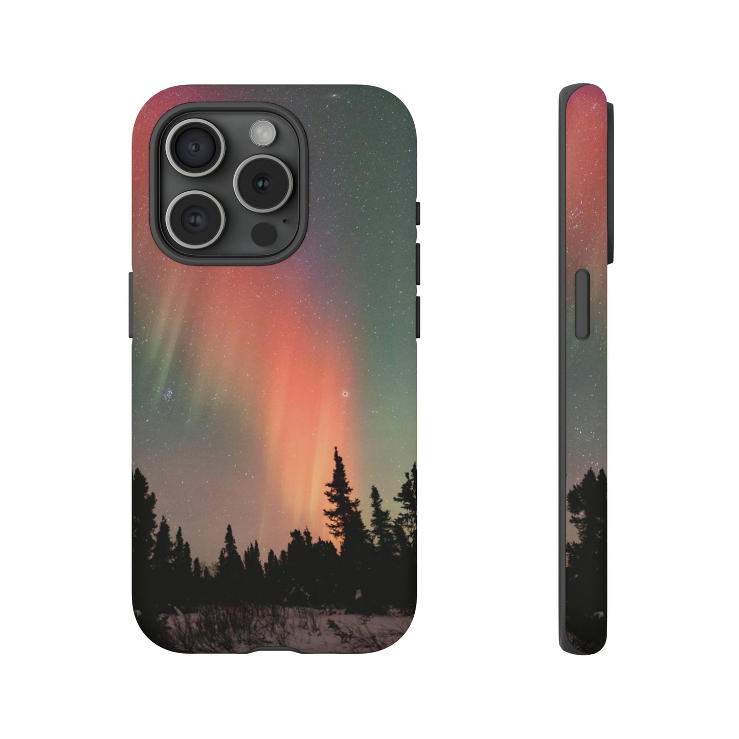 Red Aurora Tough Phone Case