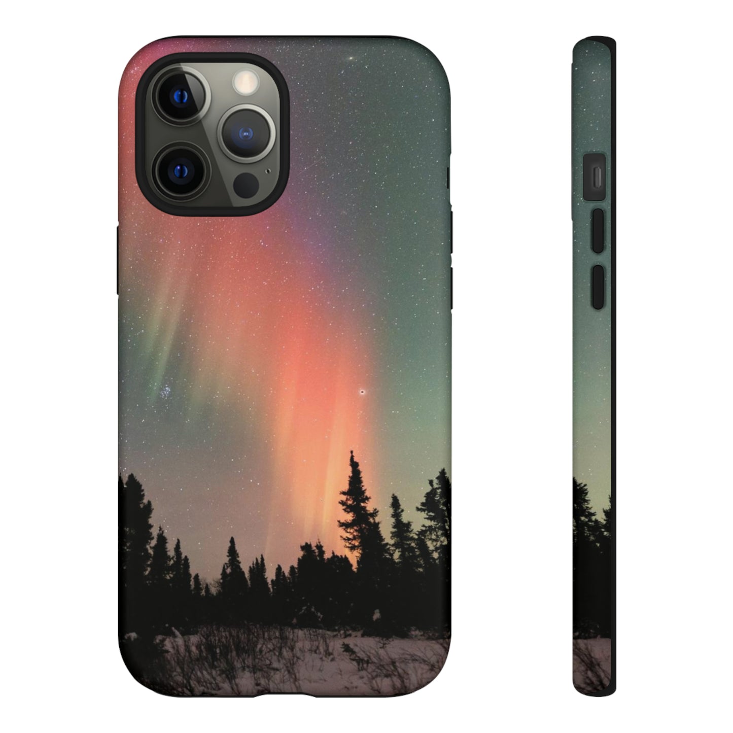 Red Aurora Tough Phone Case
