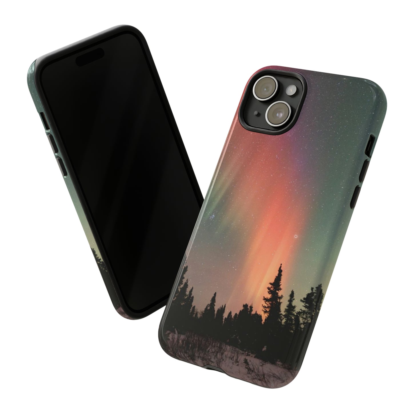 Red Aurora Tough Phone Case
