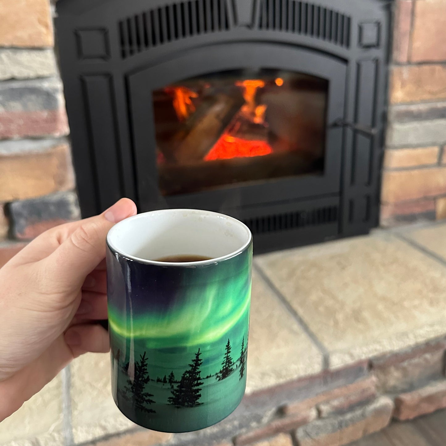 Aurora Borealis Magic Mug