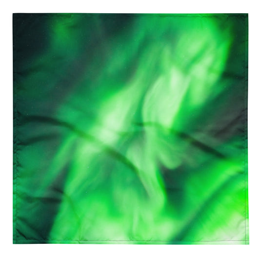 Aurora Borealis Corona Pattern Bandana