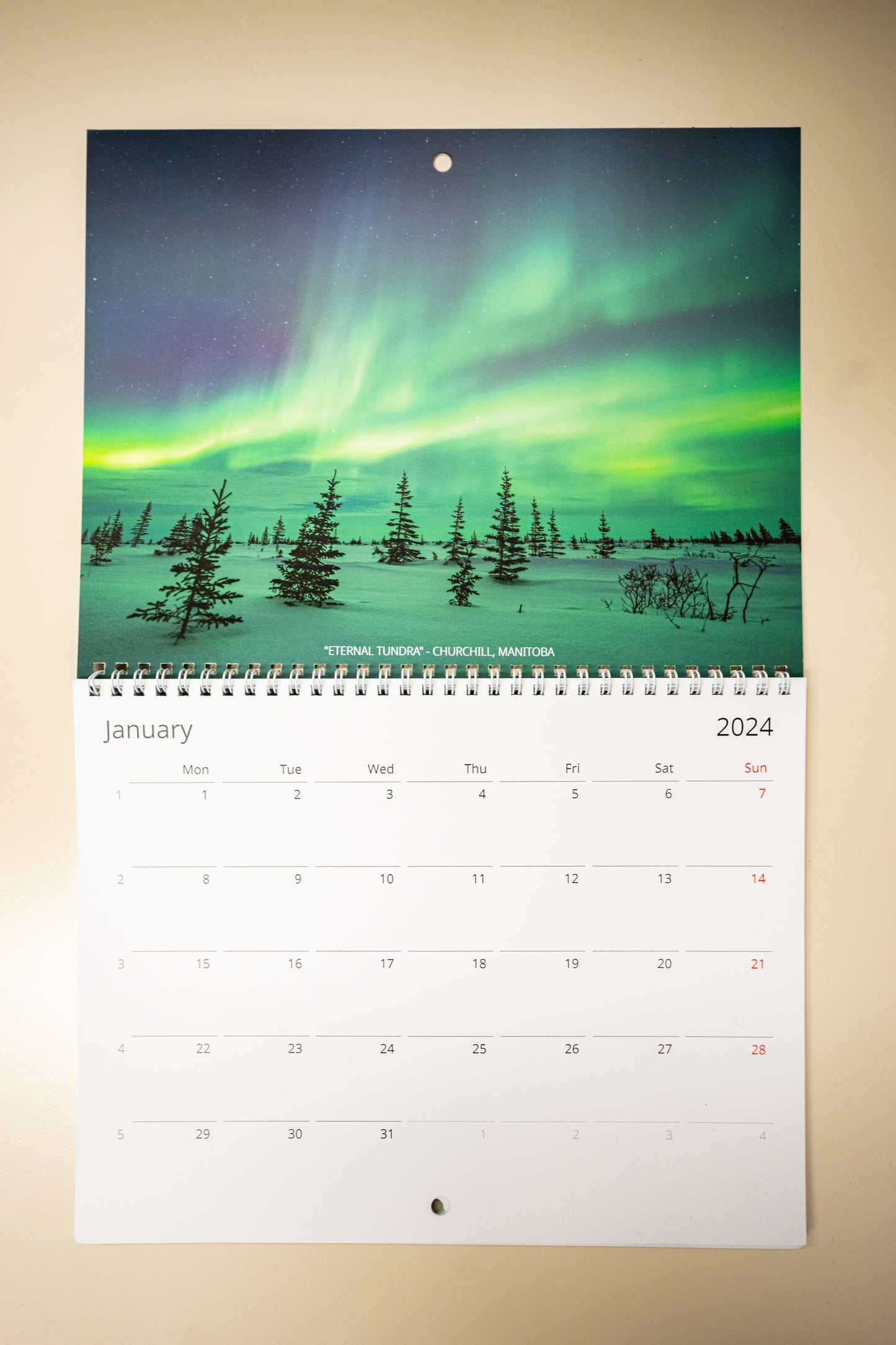 2024 Aurora Borealis Calendar