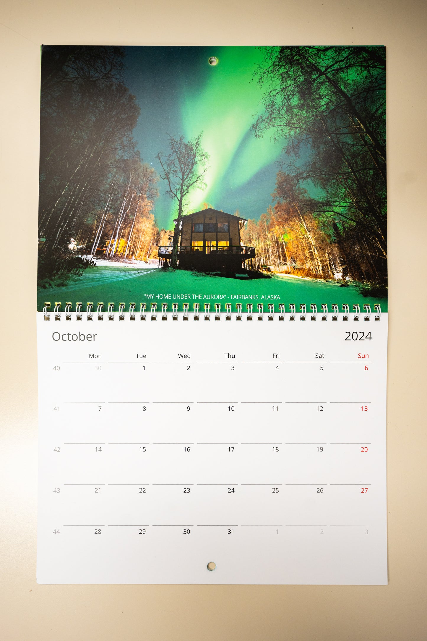 2024 Aurora Borealis Calendar