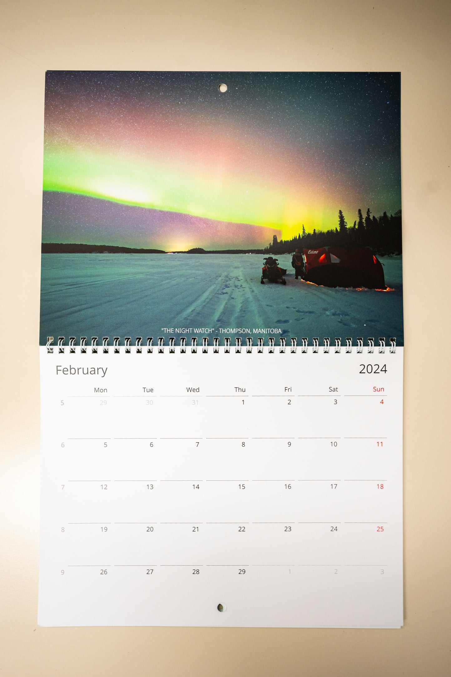 2024 Aurora Borealis Calendar