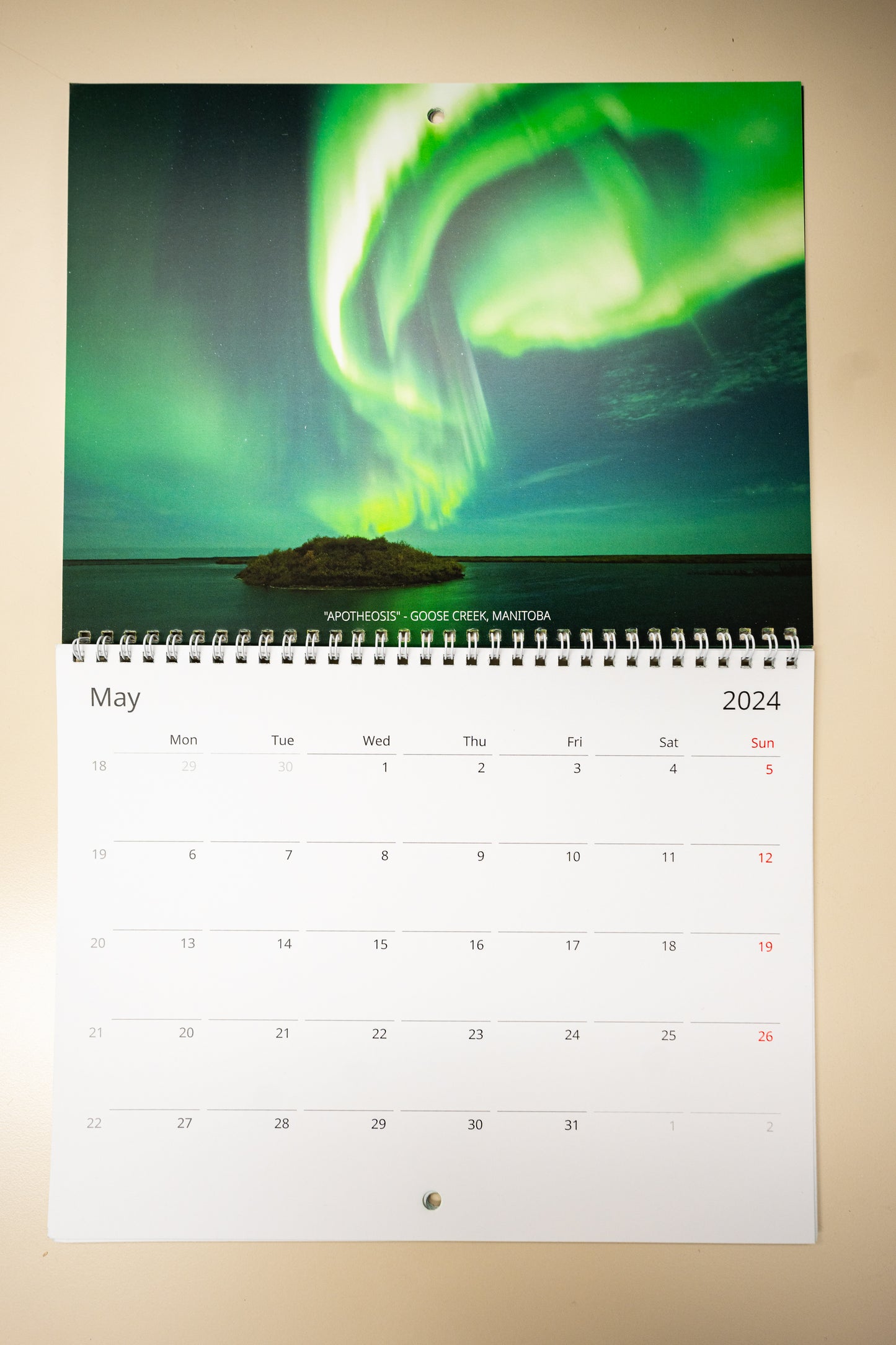 2024 Aurora Borealis Calendar