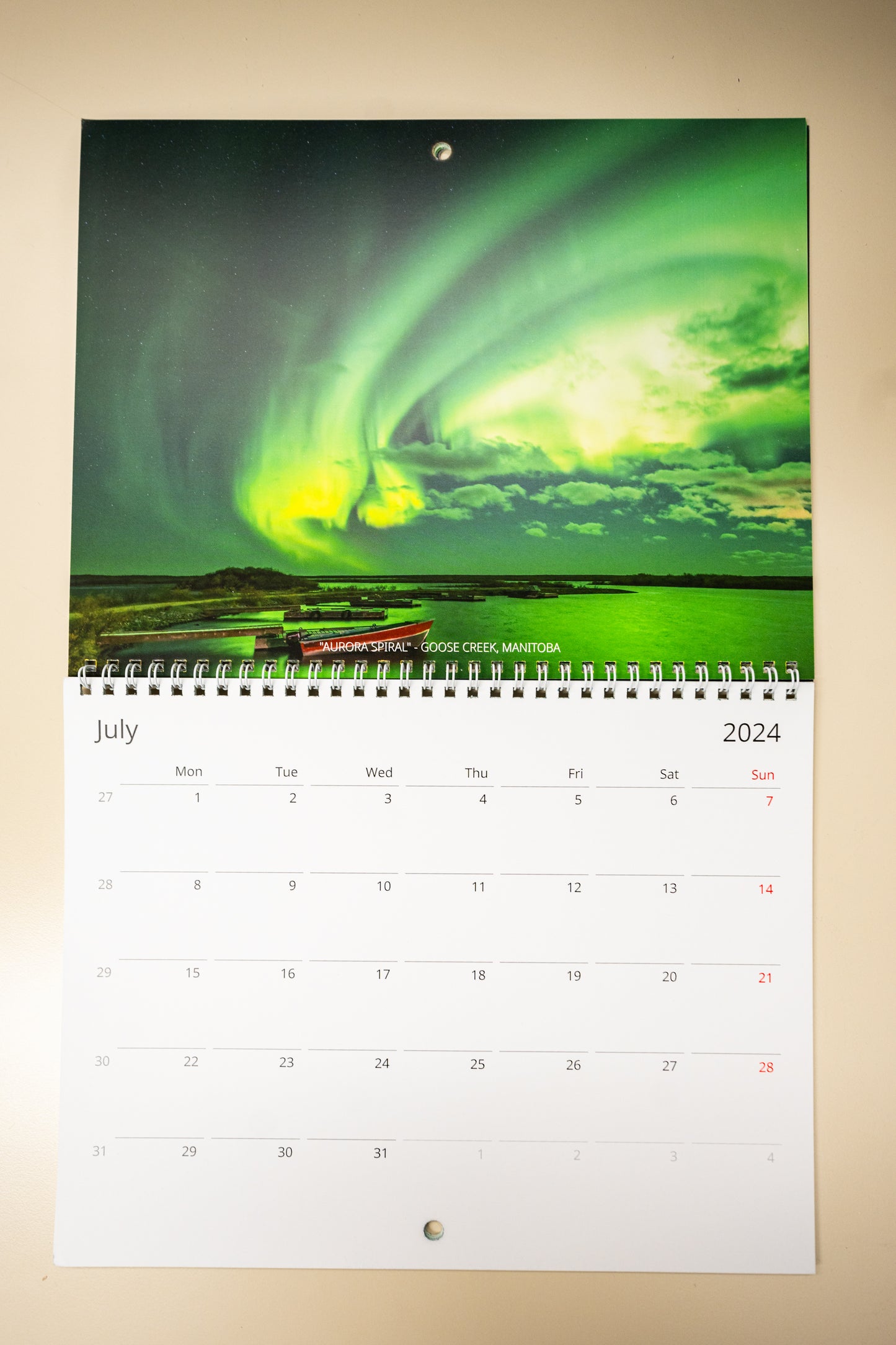2024 Aurora Borealis Calendar
