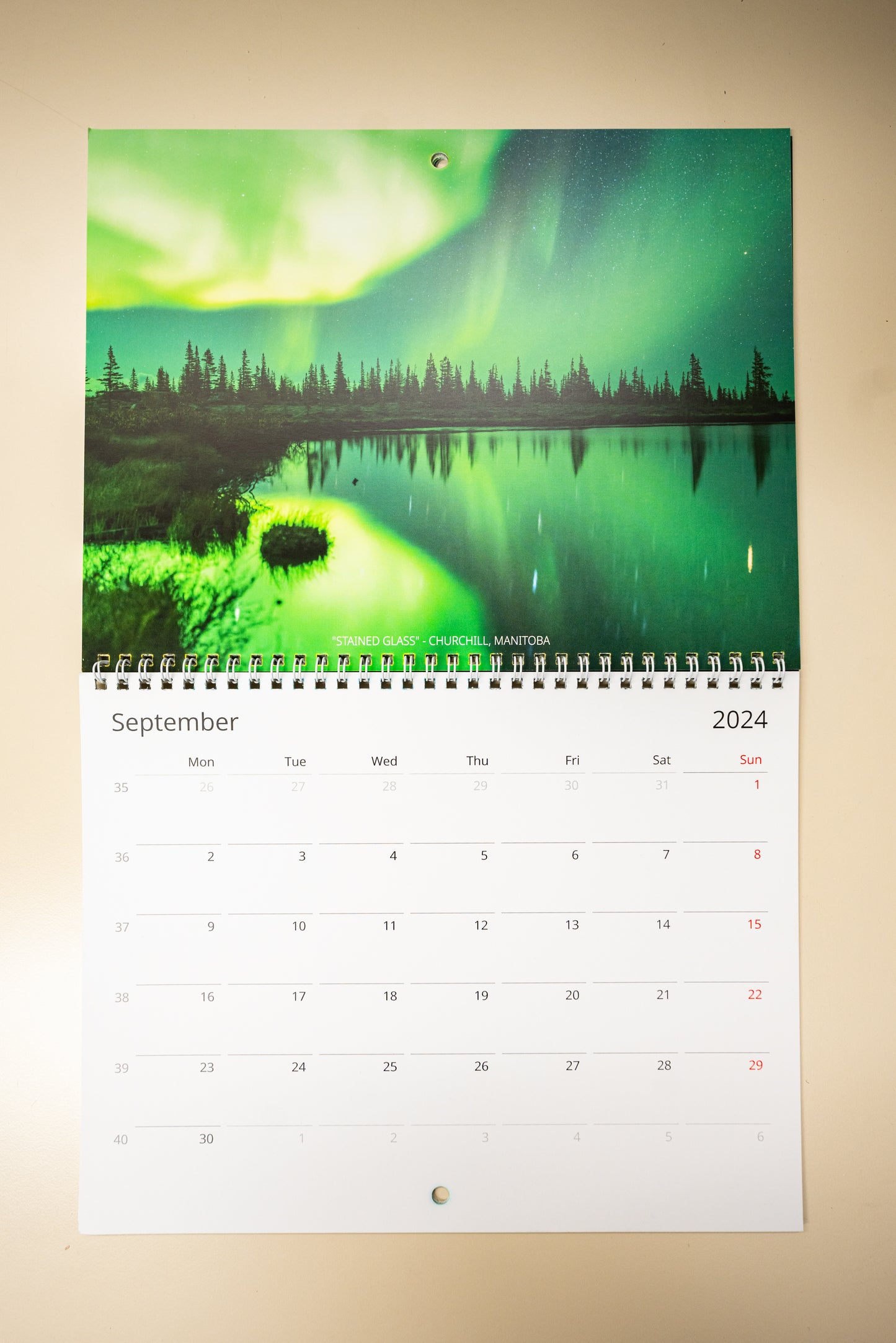 2024 Aurora Borealis Calendar