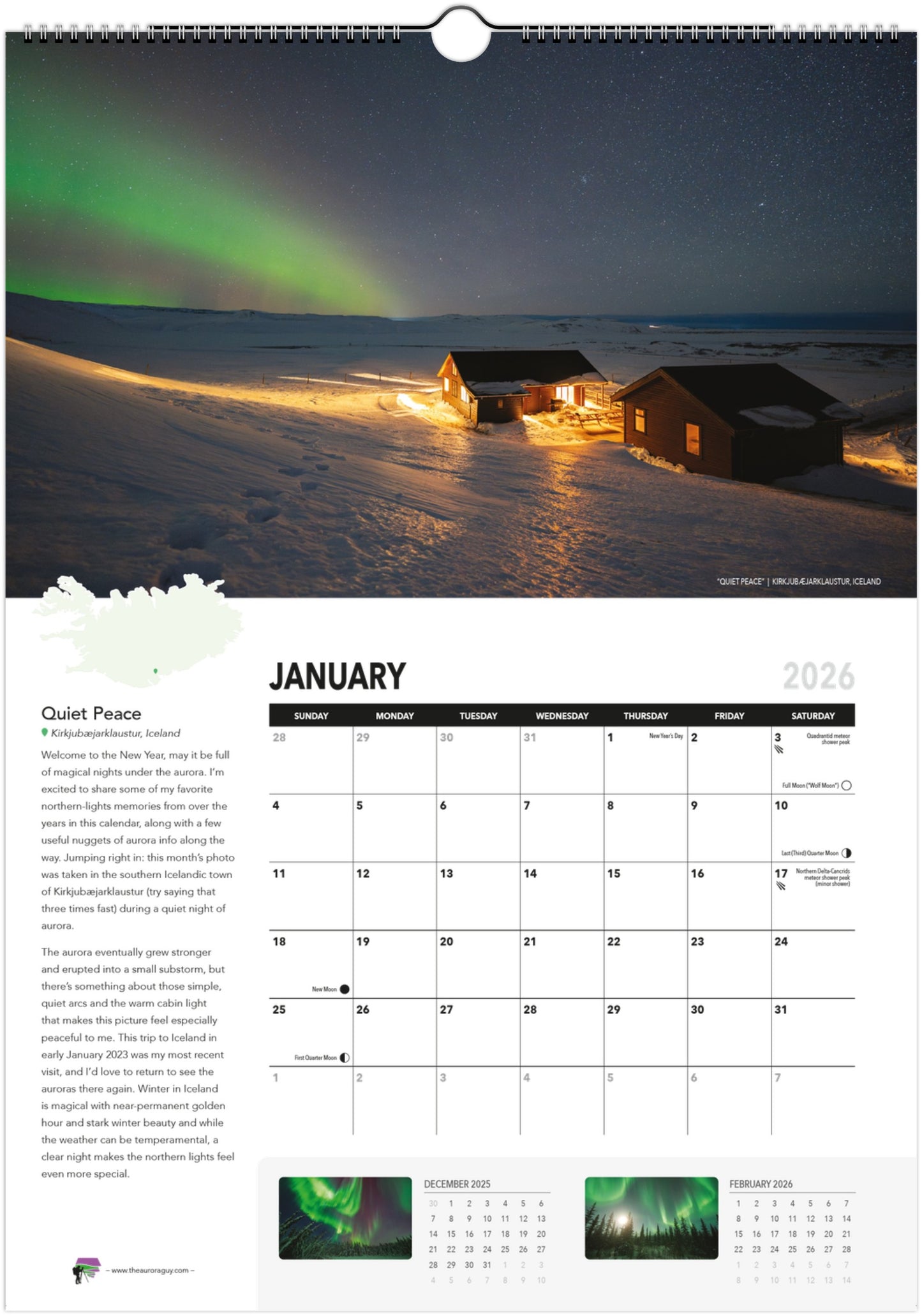 Awesome Auroras - 2026 Calendar (International Version)