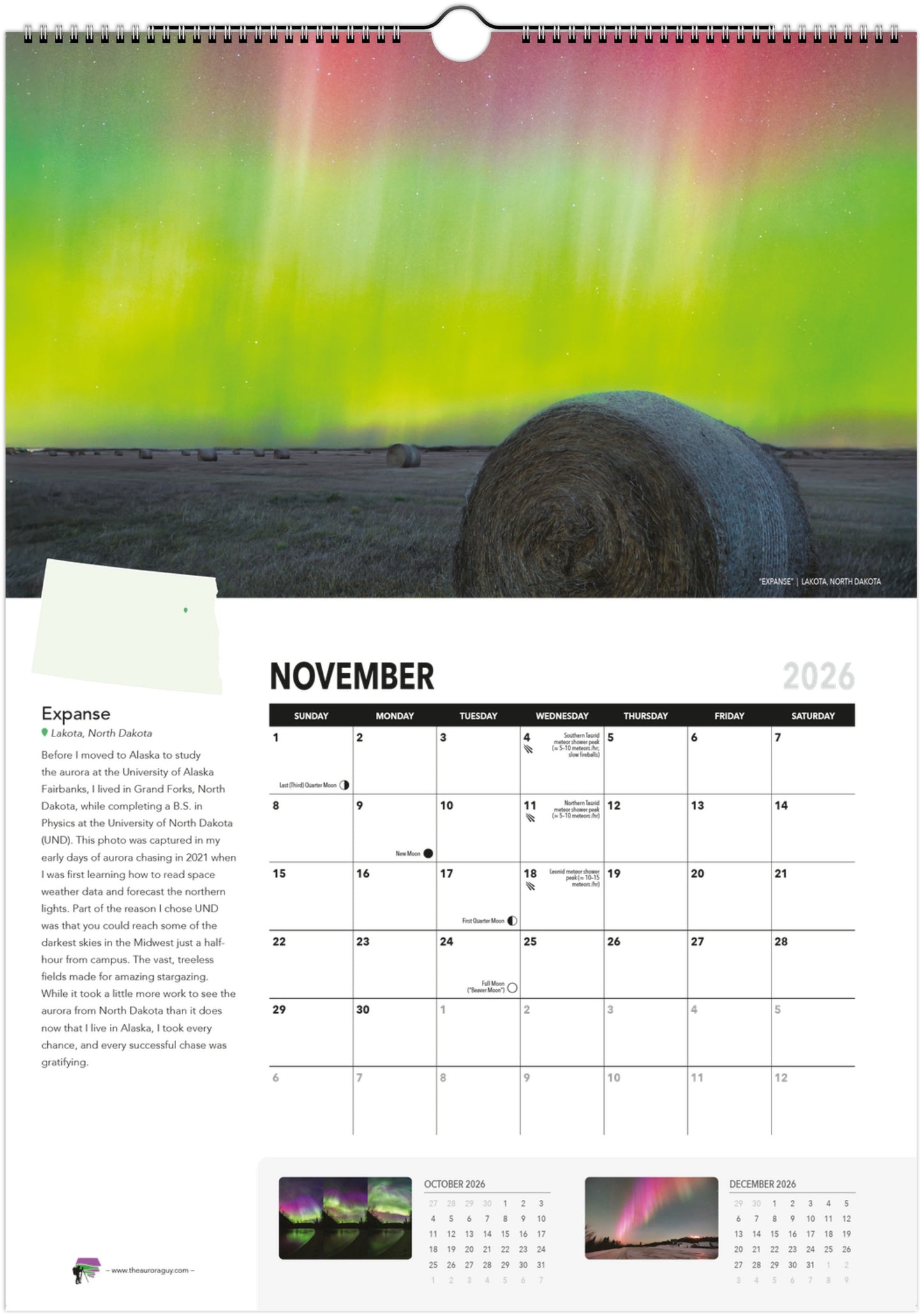Awesome Auroras - 2026 Calendar (International Version)