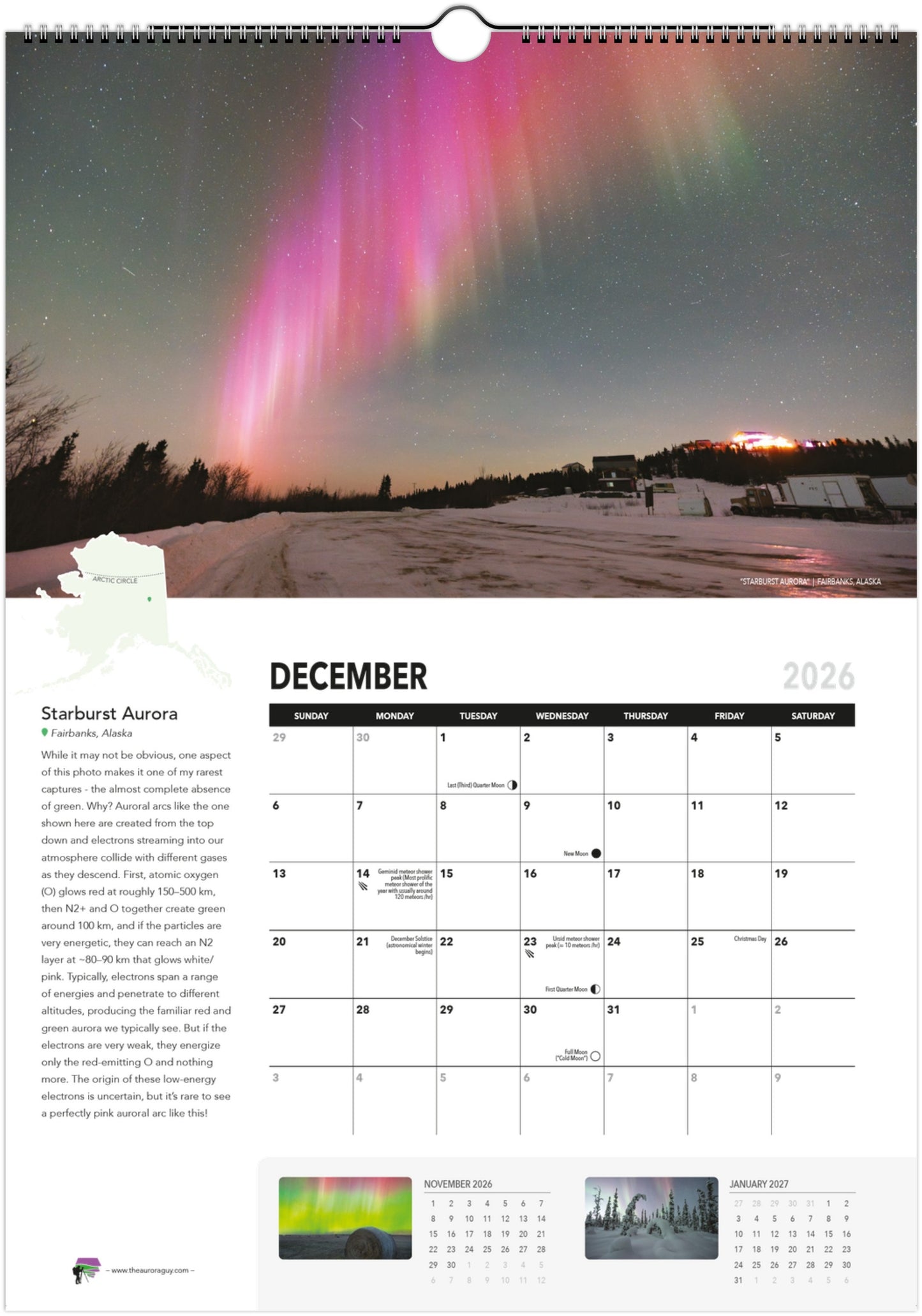 Awesome Auroras - 2026 Calendar (International Version)