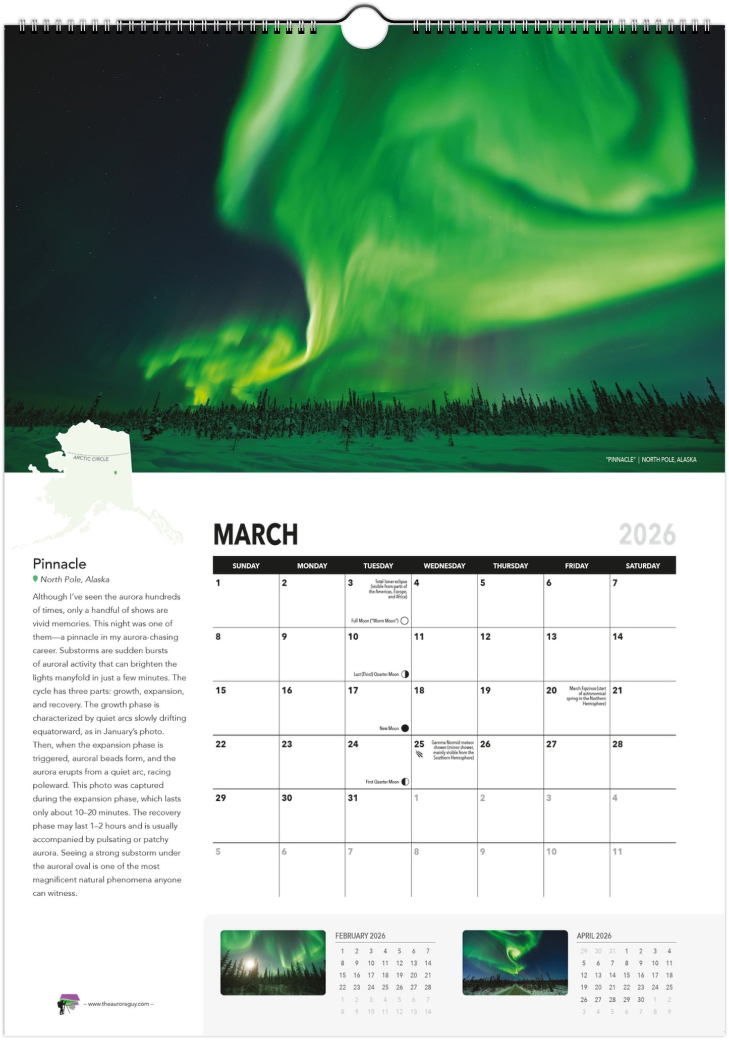 Awesome Auroras - 2026 Calendar (International Version)