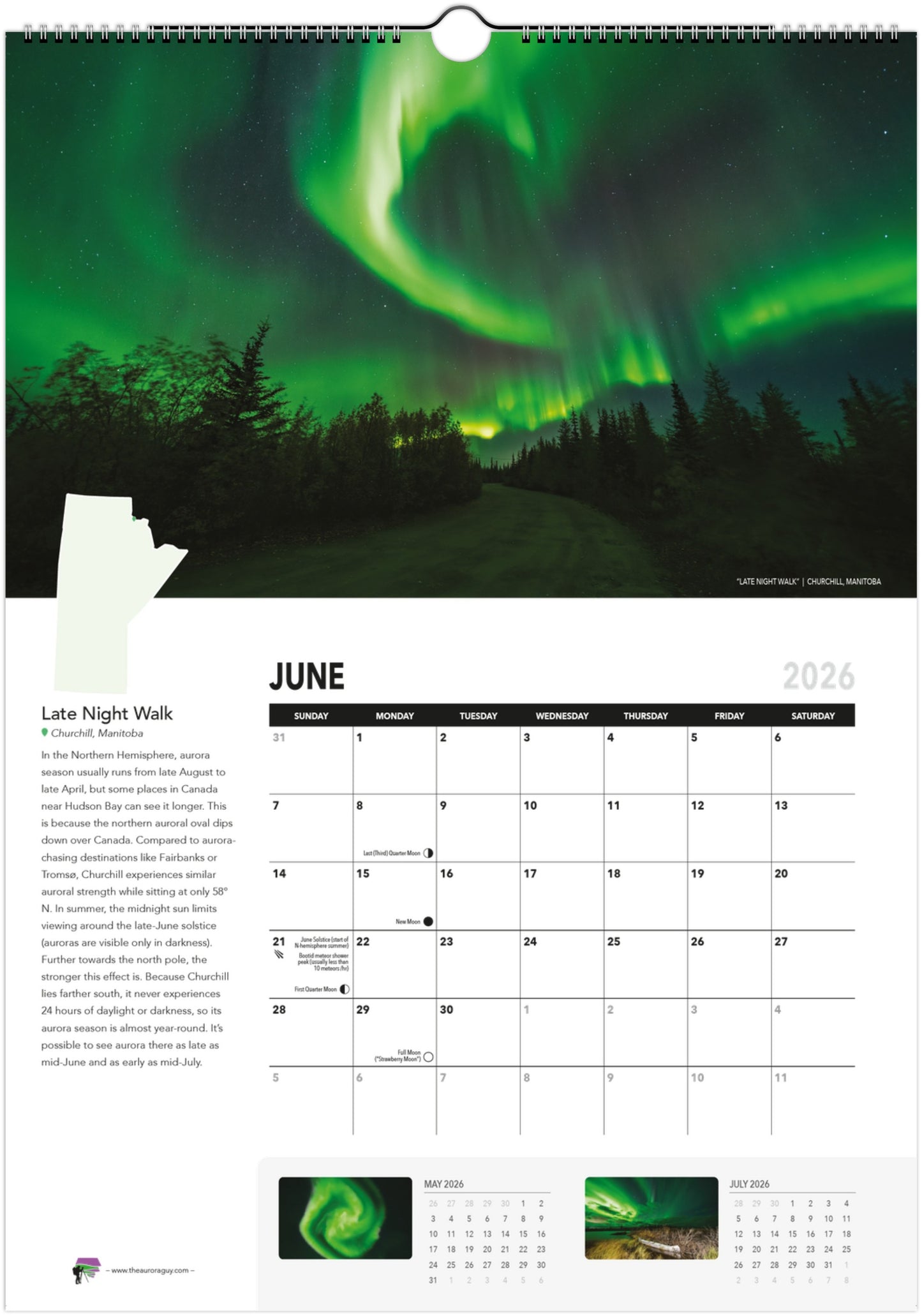 Awesome Auroras - 2026 Calendar (International Version)