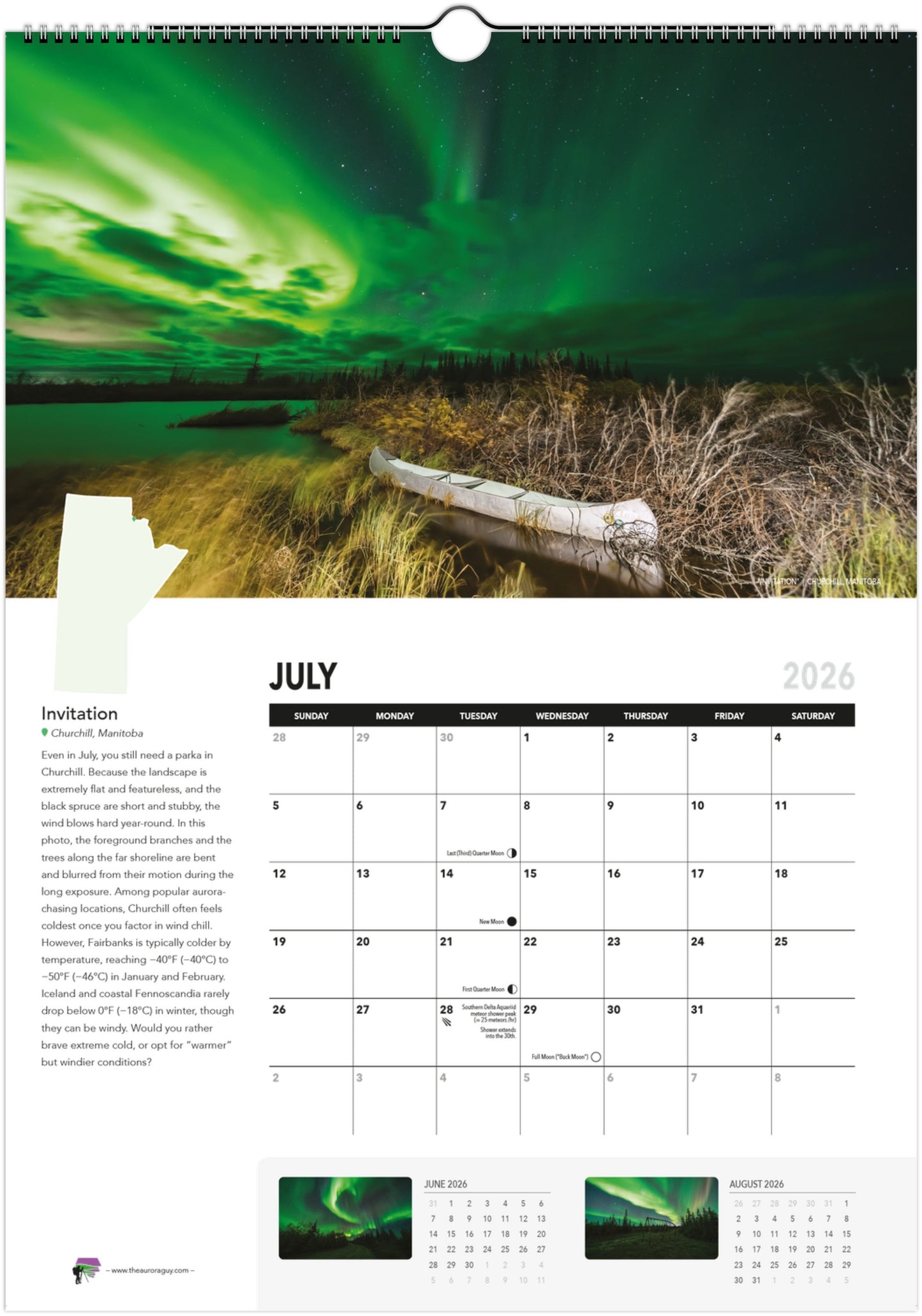 Awesome Auroras - 2026 Calendar (International Version)