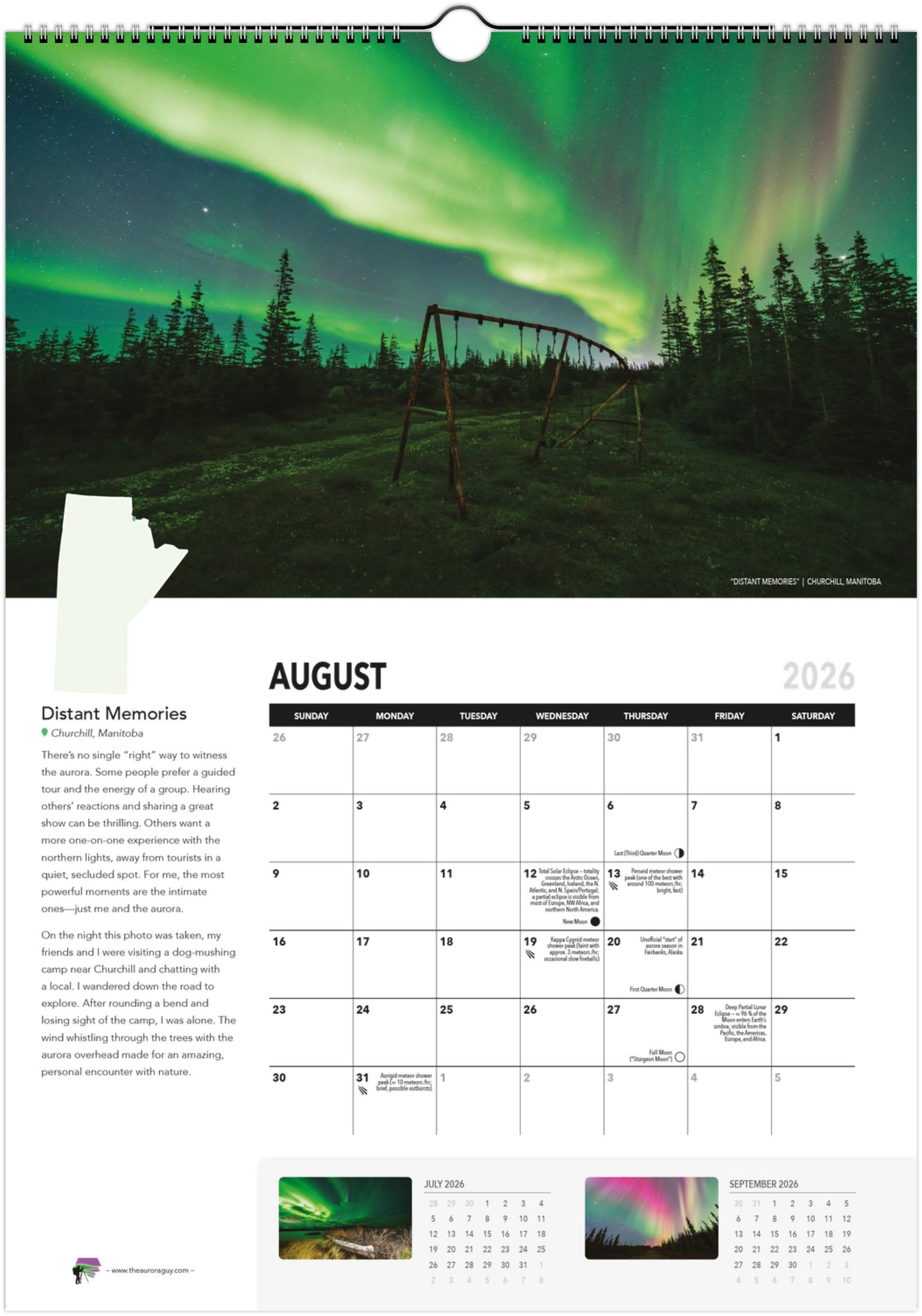 Awesome Auroras - 2026 Calendar (International Version)