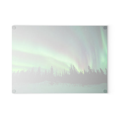 Aurora Borealis Glass Cutting Board