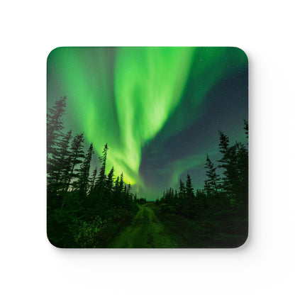 Aurora Borealis Coasters, Set of 4