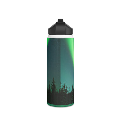 Aurora Borealis Stainless Steel Water Bottle, Standard Lid