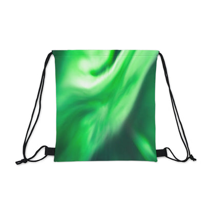 Aurora Borealis Corona Pattern Outdoor Drawstring Bag