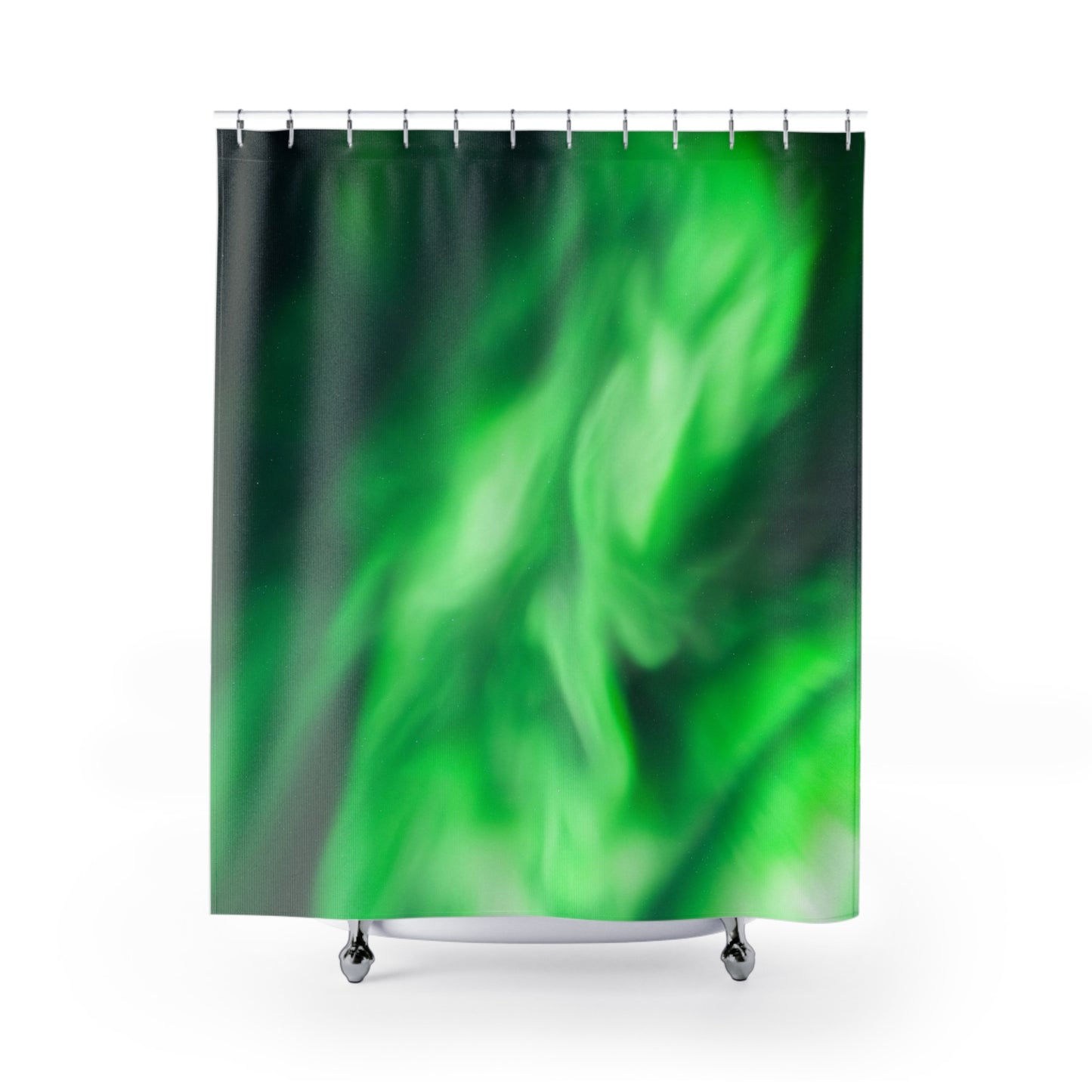 Aurora Borealis Corona Pattern Shower Curtains