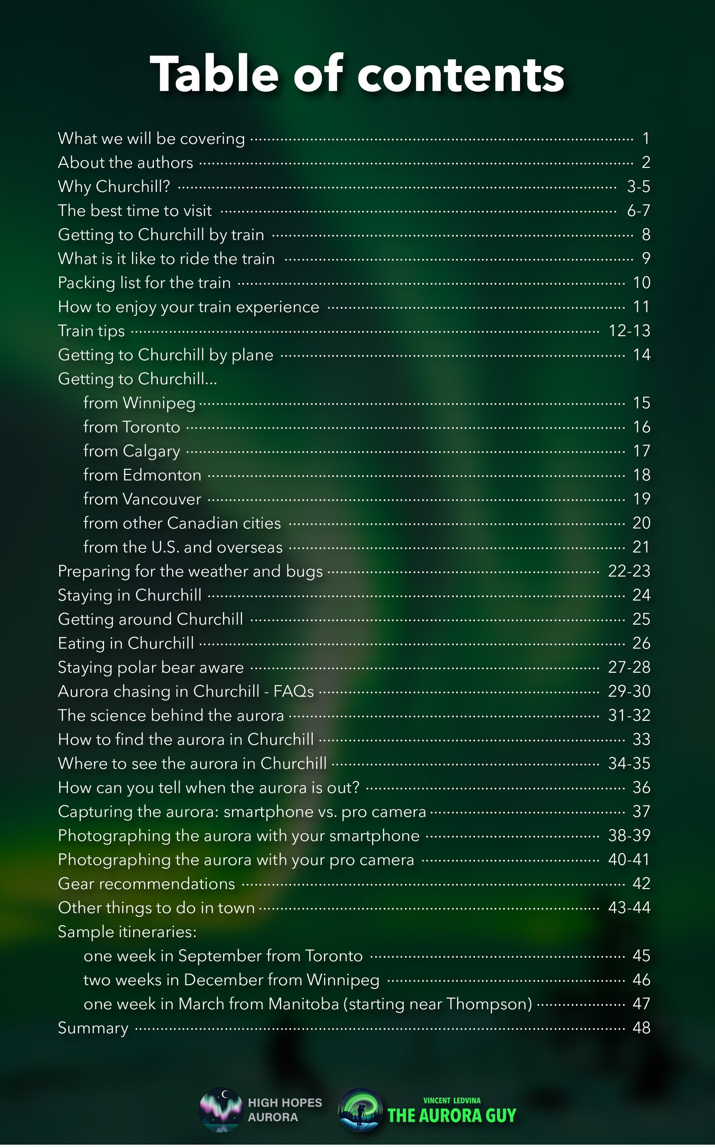 E-Book: A Complete Guide to Aurora Chasing in Churchill, Manitoba