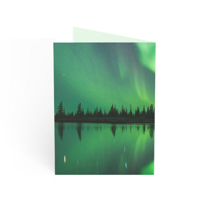 Aurora Borealis Thank You Cards (1, 10, 30, and 50 pcs)