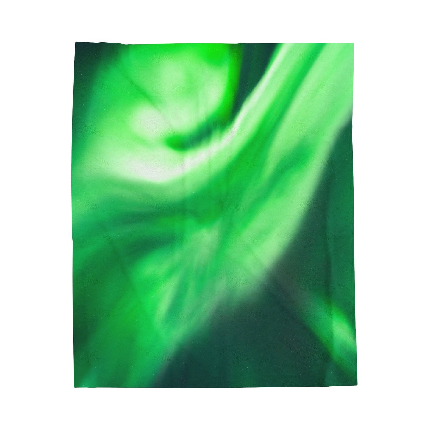 Aurora Borealis Corona Pattern Velveteen Plush Blanket