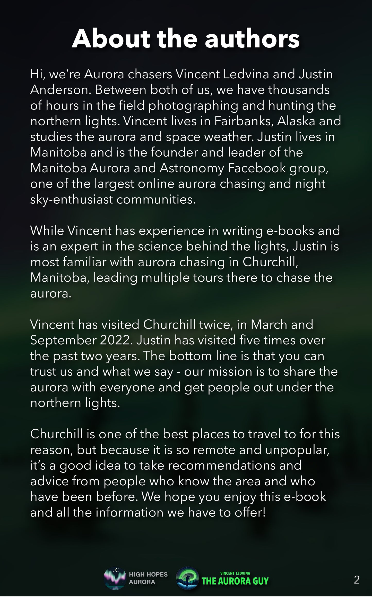 E-Book: A Complete Guide to Aurora Chasing in Churchill, Manitoba