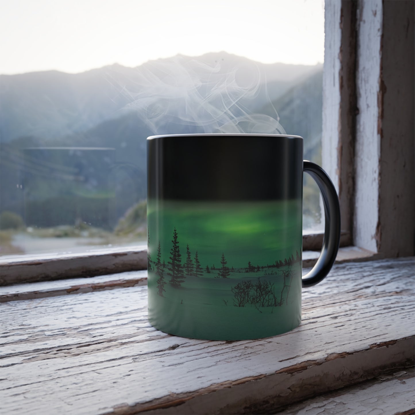 Aurora Borealis Magic Mug