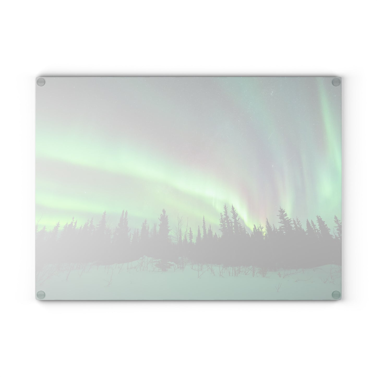 Aurora Borealis Glass Cutting Board