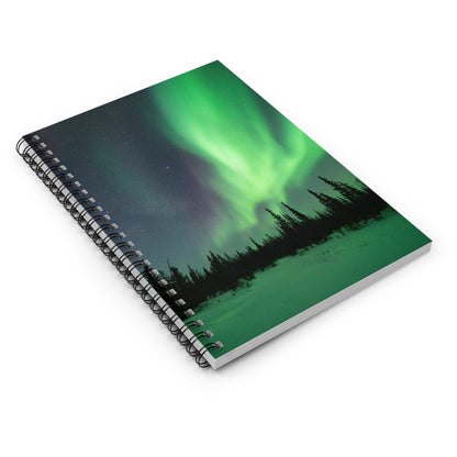 Aurora Borealis Spiral Notebook - Ruled Line