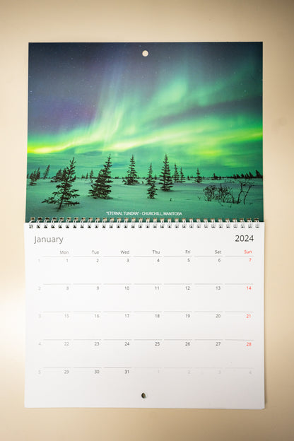 2024 Aurora Borealis Calendar