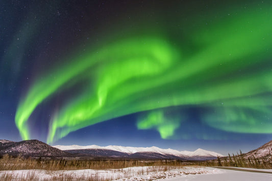 Aurora over the Dalton Highway on a Midnight Sky Adventures tour 1