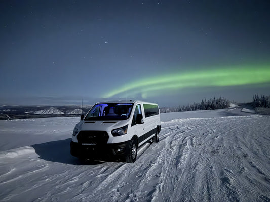 Midnight Sky Adventures all-wheel-drive van on the Dalton Highway 4