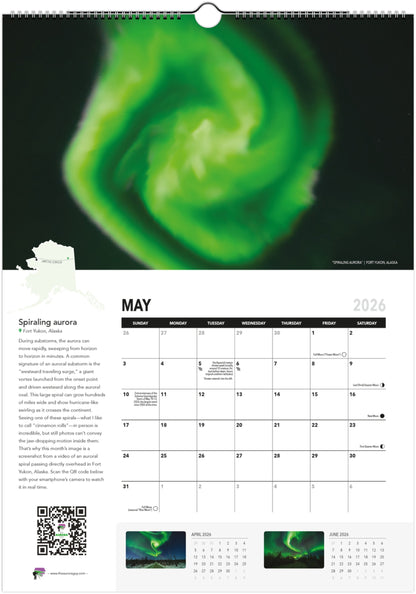 Awesome Auroras - 2026 Calendar (International Version)