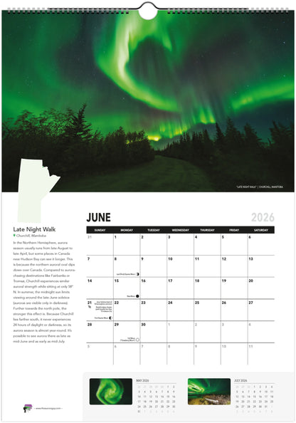 Awesome Auroras - 2026 Calendar (International Version)