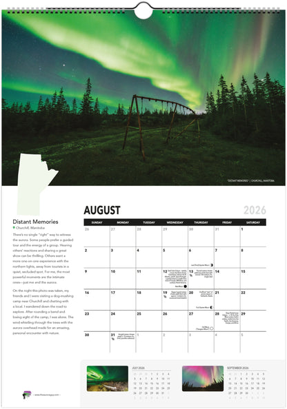 Awesome Auroras - 2026 Calendar (International Version)