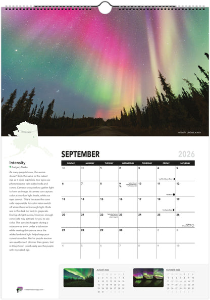 Awesome Auroras - 2026 Calendar (International Version)