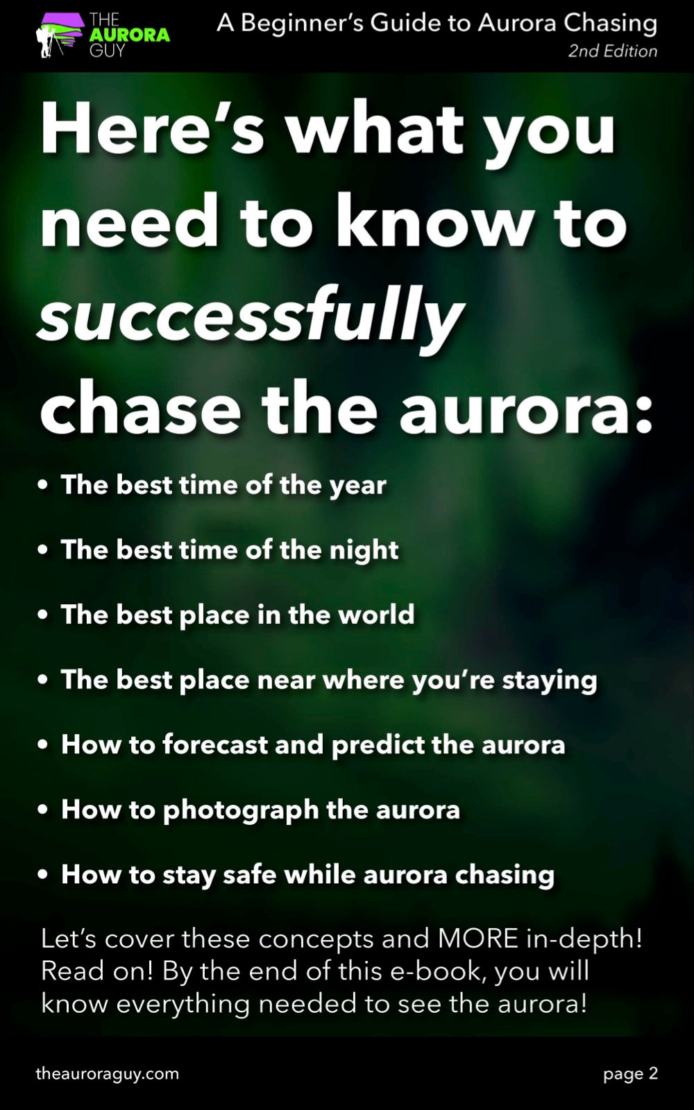 E-Book: A Beginner's Guide to Aurora Chasing