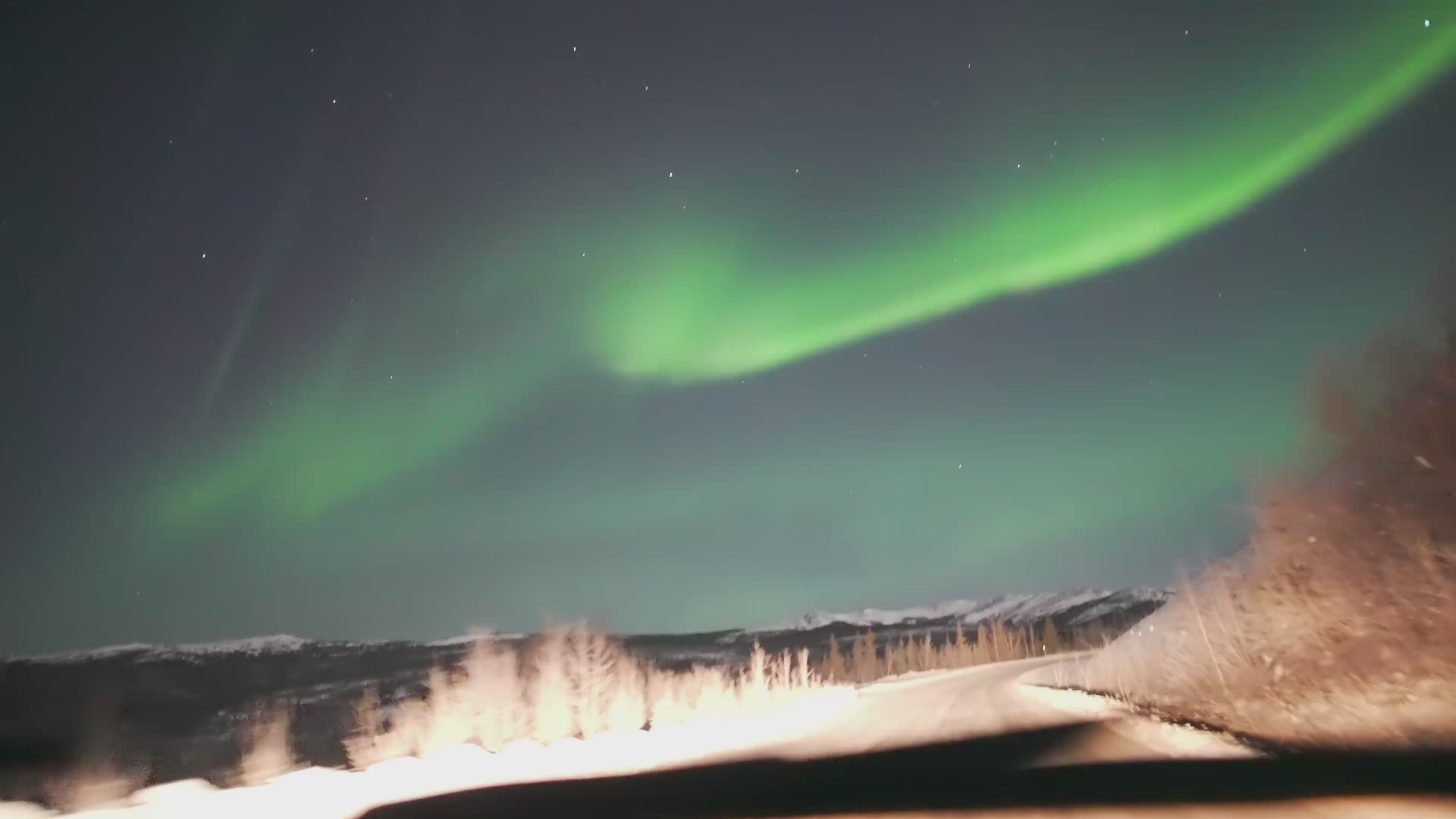 Load video: Video of the aurora over Fairbanks, Alaska