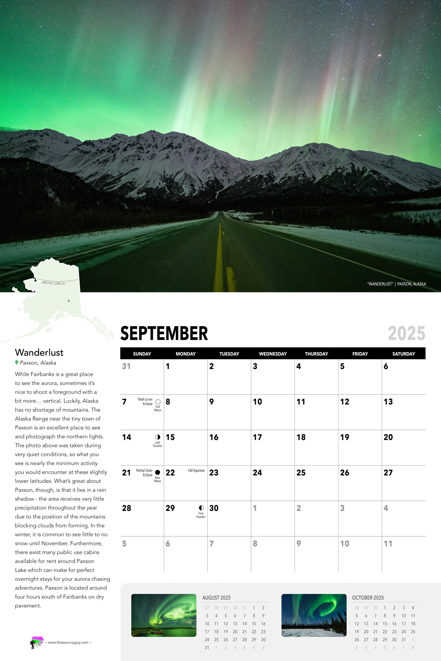 Awesome Auroras - 2025 Calendar