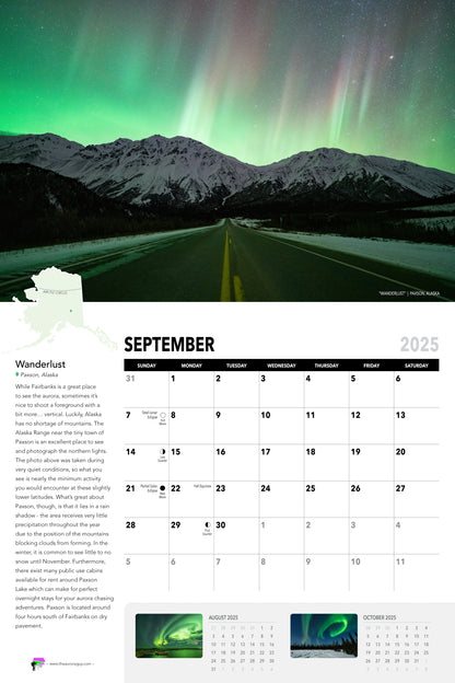 Awesome Auroras - 2025 Calendar