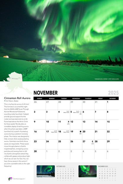 Awesome Auroras - 2025 Calendar (International Version)