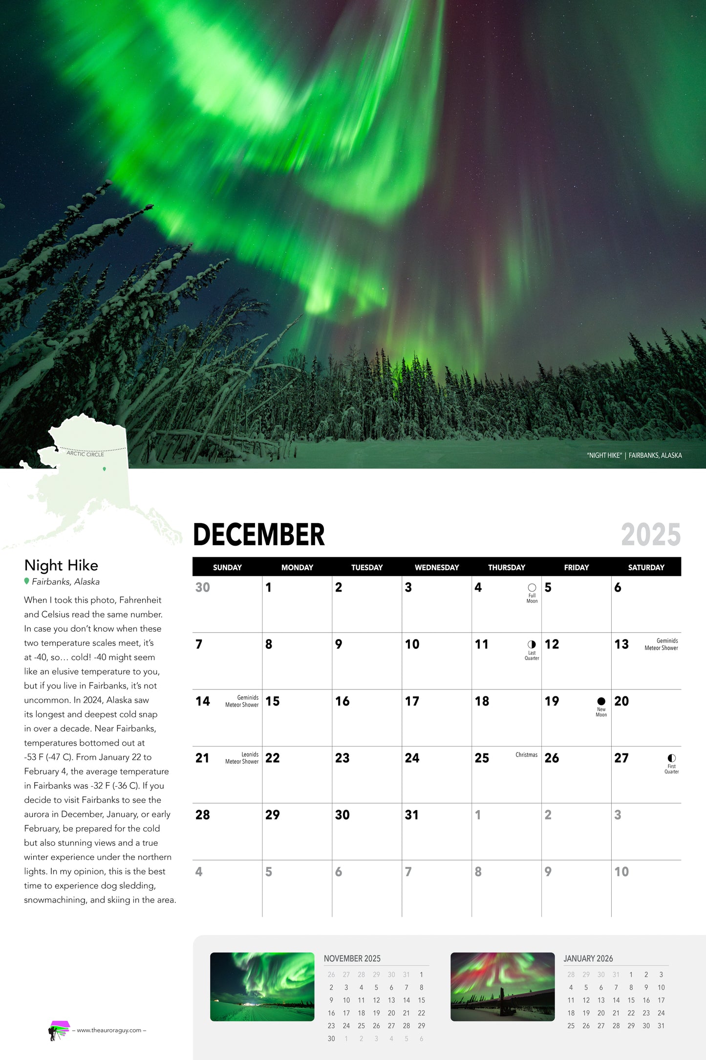 Awesome Auroras - 2025 Calendar