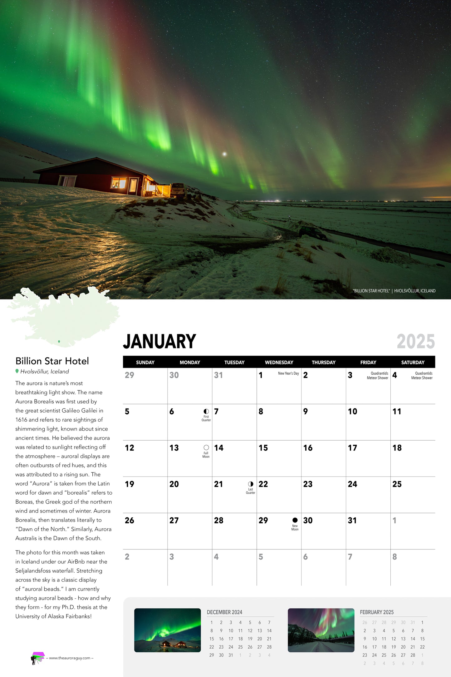 Awesome Auroras - 2025 Calendar