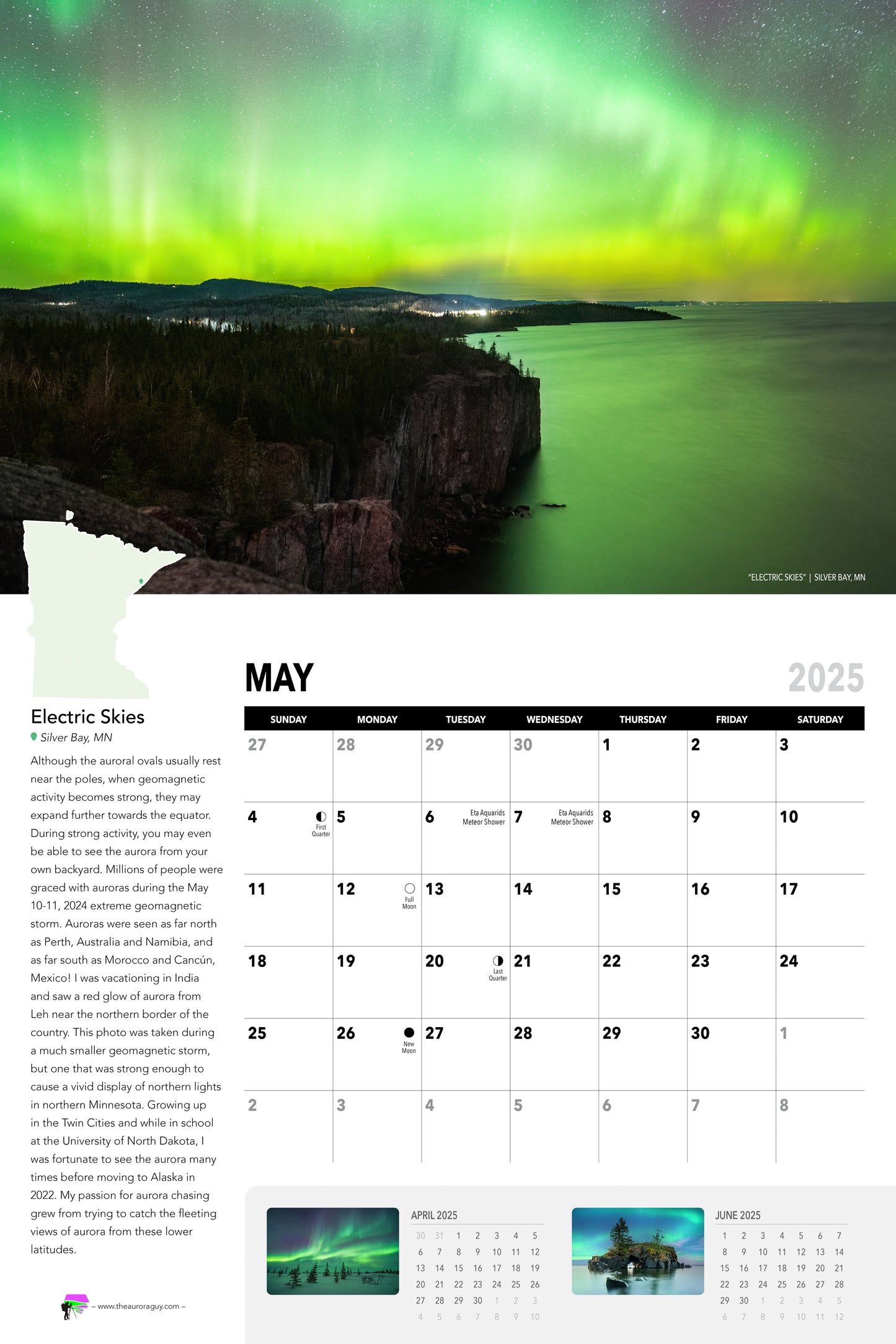 Awesome Auroras - 2025 Calendar