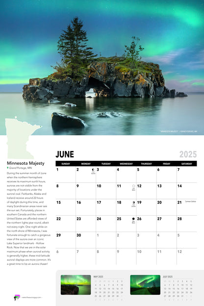 Awesome Auroras - 2025 Calendar